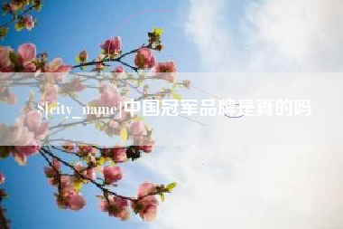 兴安盟中国冠军品牌是真的吗