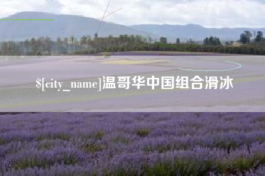 兴安盟温哥华中国组合滑冰