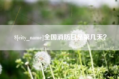 兴安盟全国消防日是第几天？