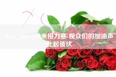 兴安盟500米接力赛-观众们的加油声此起彼伏