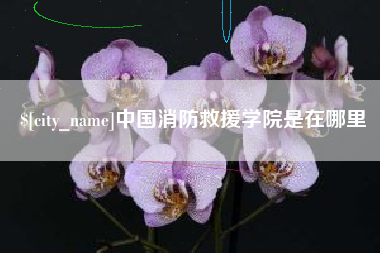 兴安盟中国消防救援学院是在哪里