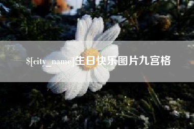 兴安盟生日快乐图片九宫格