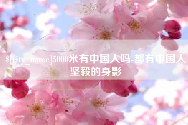 兴安盟5000米有中国人吗-都有中国人坚毅的身影
