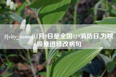 兴安盟11月9日是全国119消防日,为积极推进修改病句