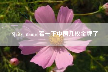 兴安盟看一下中国几枚金牌了