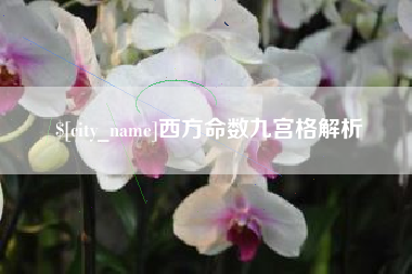 兴安盟西方命数九宫格解析