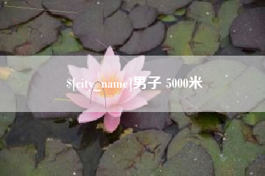 兴安盟男子 5000米