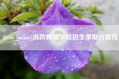 兴安盟消防救援学院招生录取分数线