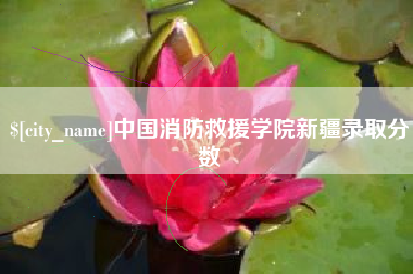 兴安盟中国消防救援学院新疆录取分数