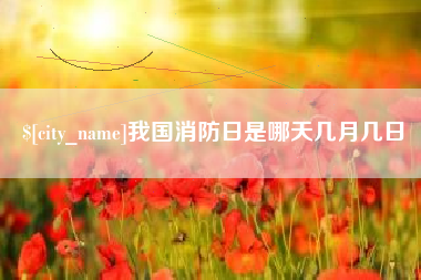 兴安盟我国消防日是哪天几月几日