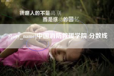 兴安盟中国消防救援学院 分数线