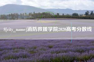 兴安盟消防救援学院2020高考分数线