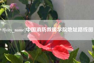 兴安盟中国消防救援学院地址路线图