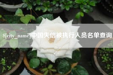 兴安盟中国失信被执行人员名单查询