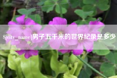 兴安盟男子五千米的世界纪录是多少