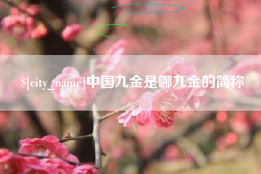 兴安盟中国九金是哪九金的简称