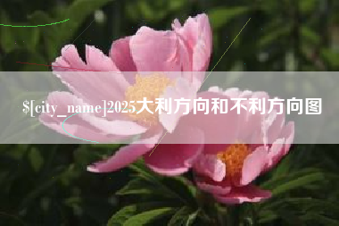 兴安盟2025大利方向和不利方向图