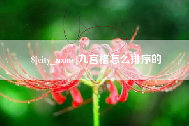 兴安盟九宫格怎么排序的