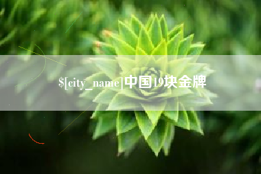 兴安盟中国19块金牌