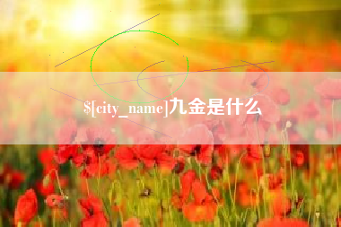 兴安盟九金是什么