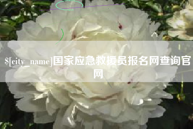 兴安盟国家应急救援员报名网查询官网