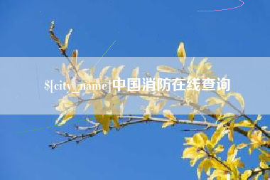 兴安盟中国消防在线查询