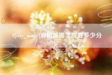 兴安盟消防救援学院要多少分